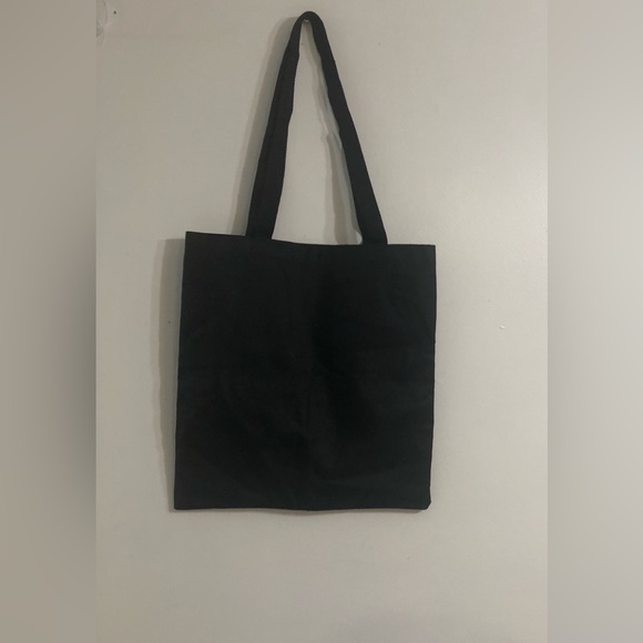 Bloomberg shoulder Tote bag Diversity & inclusion graphic black. Size 14”LX13W - Picture 2 of 3